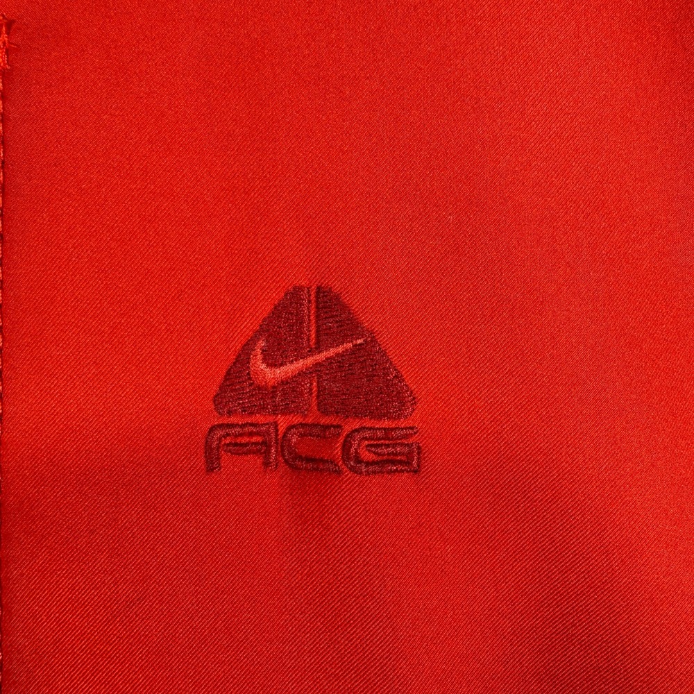 Nike ACG Softshell Jacket Mens XL Red Fleece Lined Outdoor Hiking Vintage 90's - Picture 6 of 15